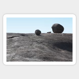 Balancing Rock Formations, Kopjes in Serengeti National Park, Tanzania Sticker